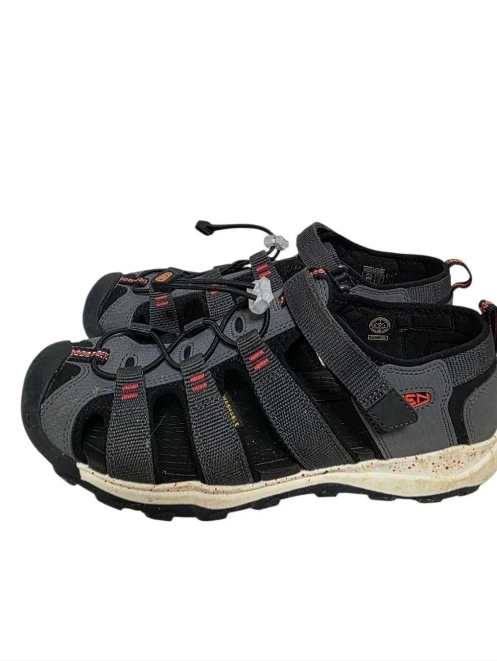 KEEN Newport Neo H2 Boys sandals Gray Size 7 Hiking Water Sandals